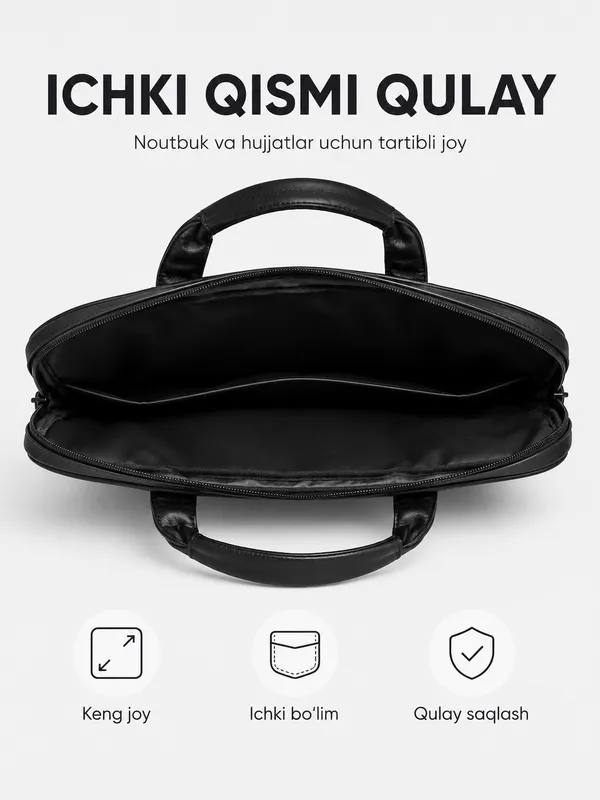Сумка для ноутбука из искусственной кожи SUN’IY CHARM 15,6 дюйма 3 Сумка для ноутбука из искусственной кожи SUN’IY CHARM 15,6 дюйма 3