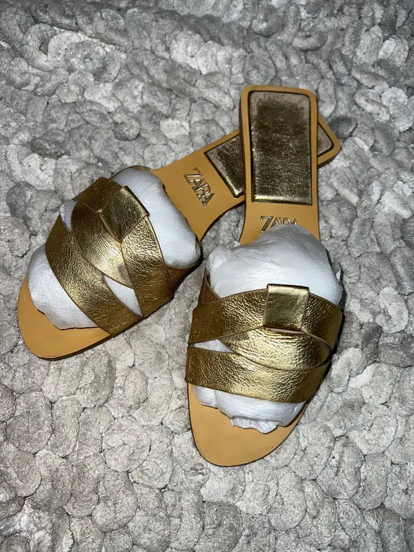 Шлепки Zara original Кожа, Размер 42 1 Шлепки Zara original Кожа, Размер 42 1