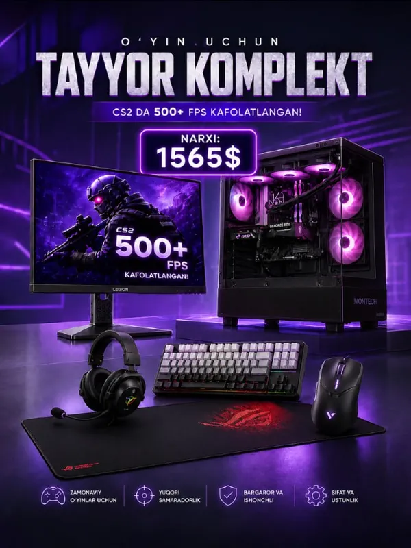 TRUE GAMING: CS2 da 500+ FPS kafolati