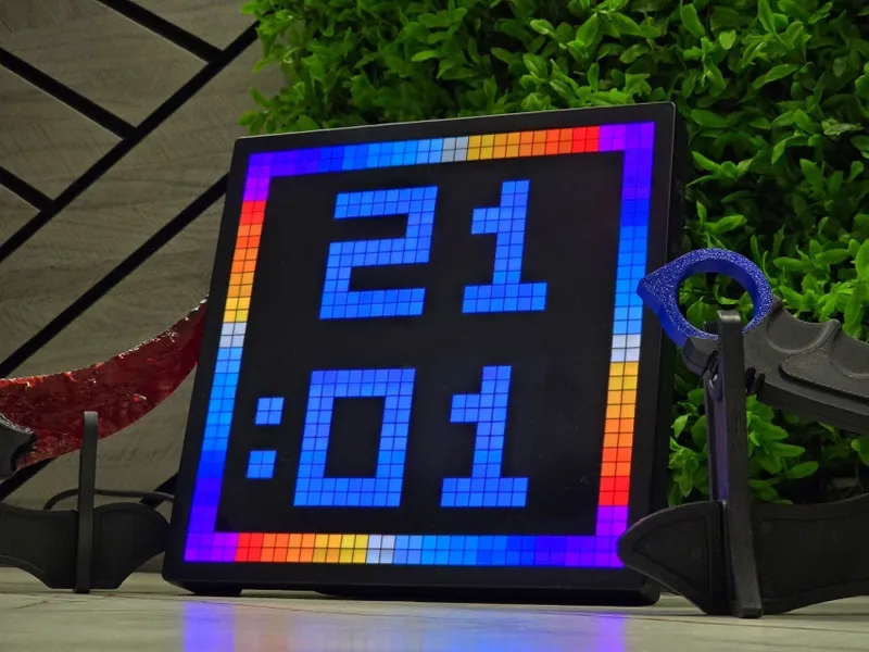 Портативный дисплей Pixel 32x32 1