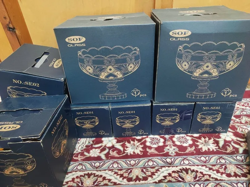 Продаётся новый набор богемского хрусталя, 12 предметов 2