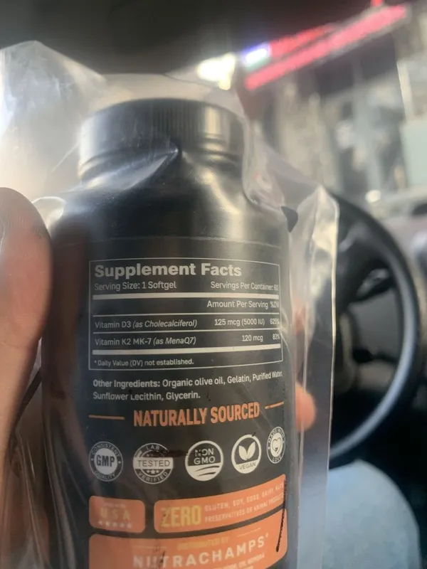 D3+k2 vitamin amerikanskiy