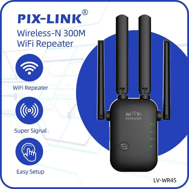 Wi-Fi signali kuchaytirgichi PIX-LINK WR45