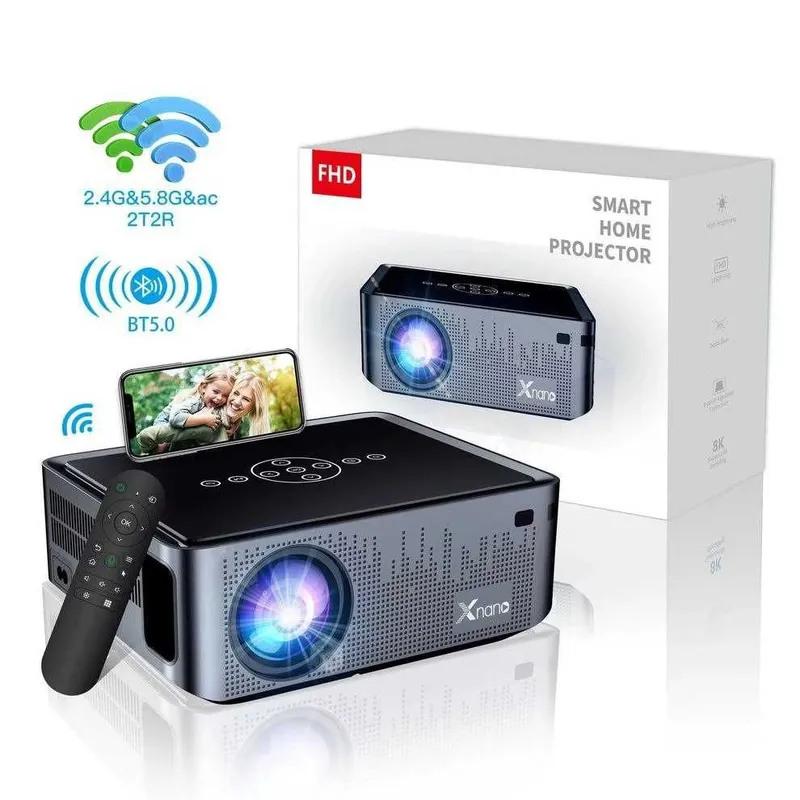 Проектор Xnano X1 pro 8K Wi-Fi, Full HD
