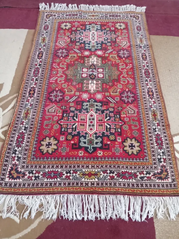 Ковер ручной работы из шерсти (1,00 x 1,80 м) 3
