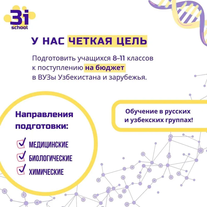 Химико-биологическая школа | Подготовка в медицинский 6