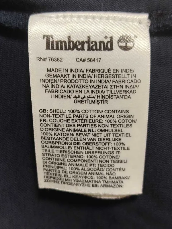 Timberland T-shirt / L / Made in India . Футболка Тимберленд. — фото 4