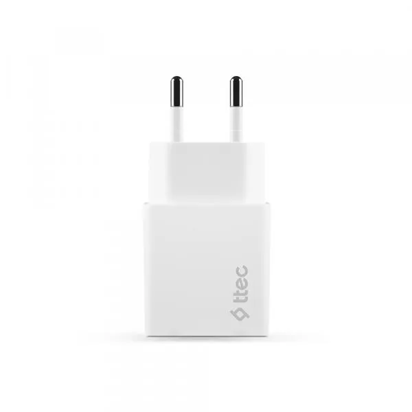 TTEC SmartCharger Duo White tarmoq zaryadlagichi 2 TTEC SmartCharger Duo White tarmoq zaryadlagichi 2