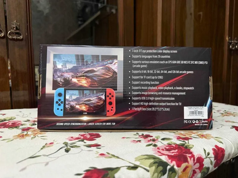 Игровая консоль PSP X80 7.0 портативная игровая приставка — фото 1