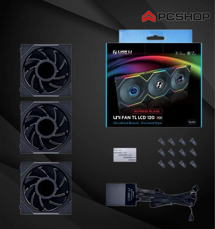 LIAN LI UNI FAN TL-120 Wireless FLEX Reverse 3x Pack