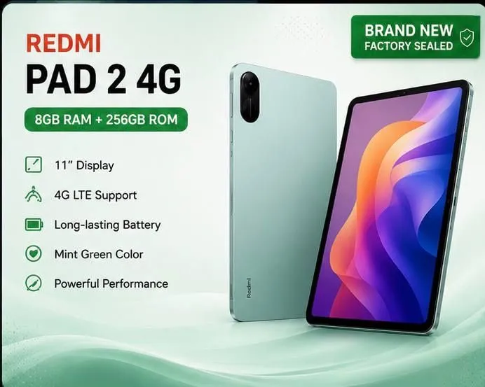 Redmi Pad 2 4G 8/256GB yangi, ochilmagan 3