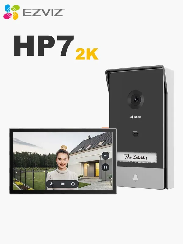 EZVIZ HP7 (2K 3MP) Домофон | Wi Fi Домофон | Видео Домофон|Видеозвонок