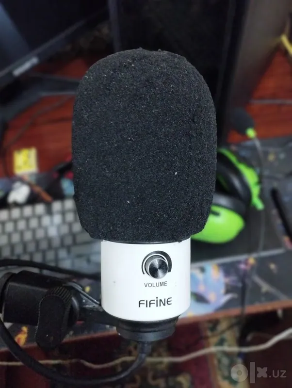 Микрофон fifne k669b белый 2 Микрофон fifne k669b белый 2