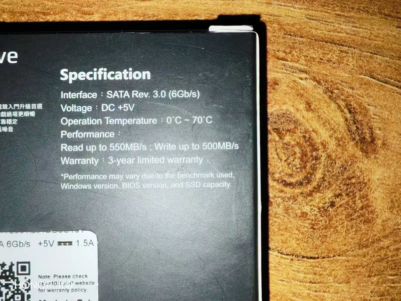 SSD VULCAN Z 512Gb Ns100 2.5’ Sata III 6Gb/s SSD — фото 2