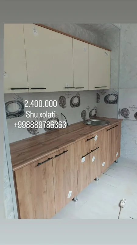 Oshxona mebel boyi 2 metr uzunligi 2.40 sm