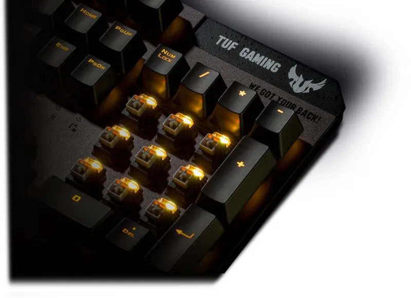 ASUS TUF Gaming K7 keyboard клавиатура — фото 1 ASUS TUF Gaming K7 keyboard клавиатура — фото 1