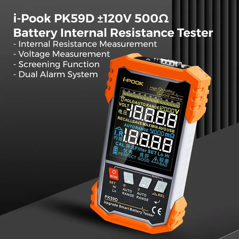 i-POOK PK59D Smart Battery Tester – Тестер аккумуляторов 1 i-POOK PK59D Smart Battery Tester – Тестер аккумуляторов 1