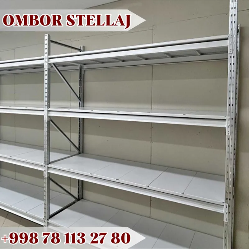 Arxiv stellaj, архивные стеллажи, metall tokcha ombor polka