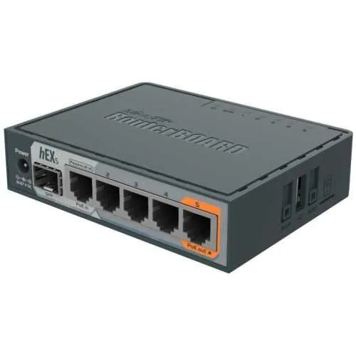 MikroTik hEX RB750Gr3 Маршрутизатор Гигабитный — фото 1