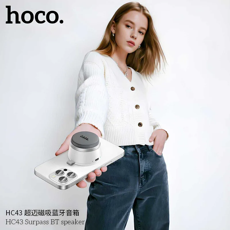 Hoco HC43 Magnetic Mini BT Колонка 5W с Магнитным Держателем iPhone 17 — фото 1
