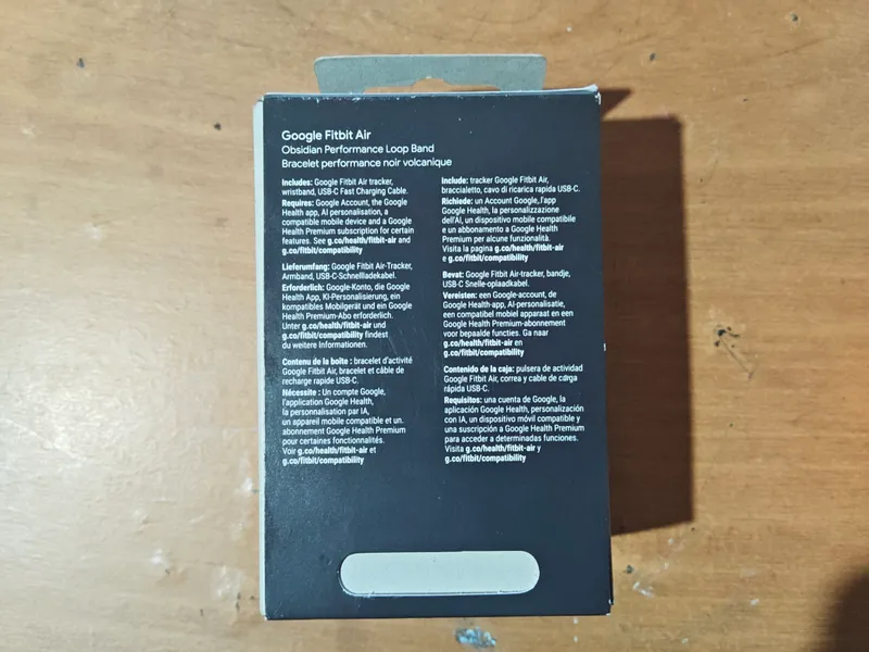 Google Fitbit Bit Air 4