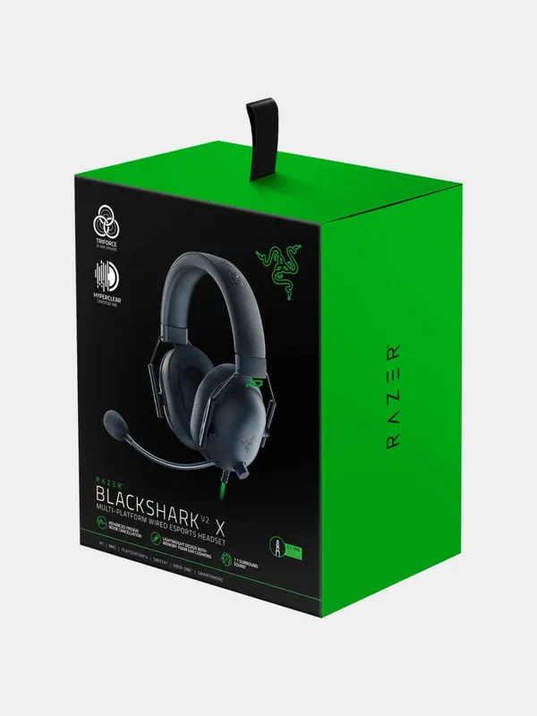 Razer Blackshark V2 X garniturasi, 3.5 mm, qora 4 Razer Blackshark V2 X garniturasi, 3.5 mm, qora 4