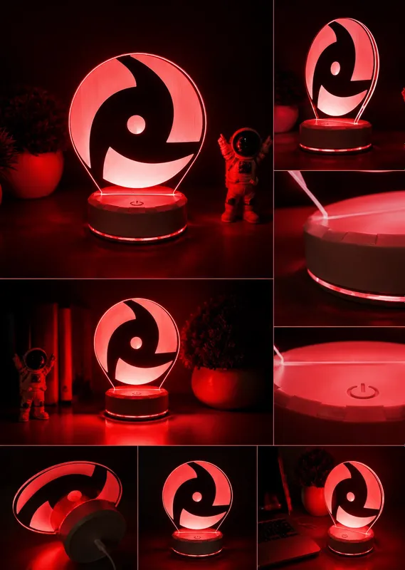 SHARINGAN uslubidagi suvenir chiroqlar 2