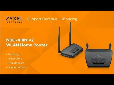Домашний маршрутизатор Zyxel NBG-418N