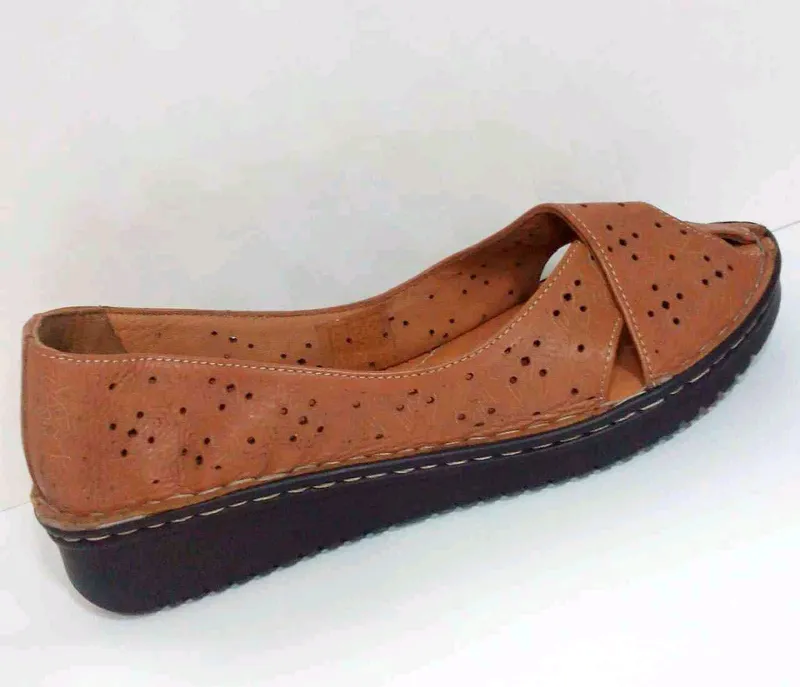 Кожаные туфли эспадрильи MammaMia Italy, 36-37р. 5