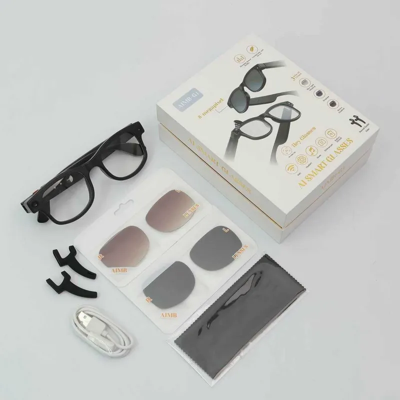 Aqlli ko'zoynak AIMB-G1 AI Smart Glasses / Kamera / Bluetooth / Yangi Aqlli ko'zoynak AIMB-G1 AI Smart Glasses / Kamera / Bluetooth / Yangi