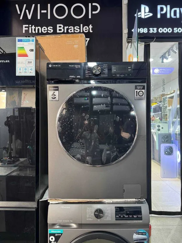 Стиральная машина Immer 6 кг Black T6 Inverter Steam A+++
