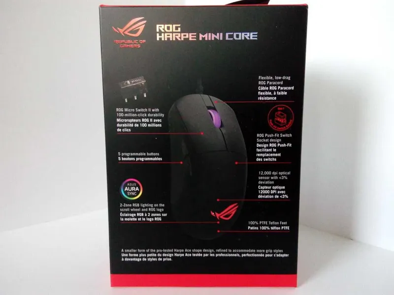 игравая мышка ASUS ROG Harpe Mini 5 игравая мышка ASUS ROG Harpe Mini 5