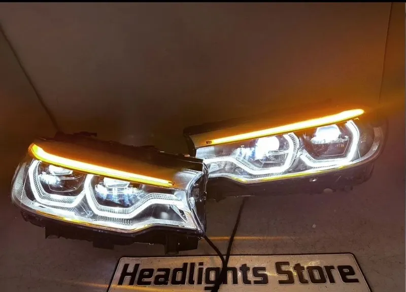 Фары в сборе на BMW 5 G30 LED Adaptive 1 Фары в сборе на BMW 5 G30 LED Adaptive 1