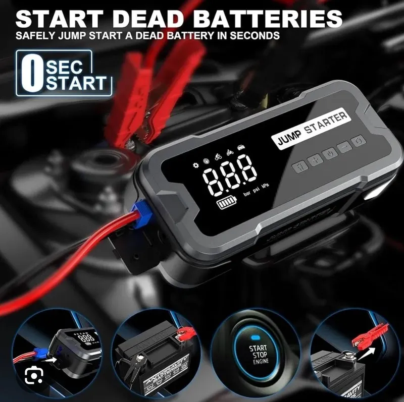 Аварийный стартер 24000 mAh для авто и мото — фото 3