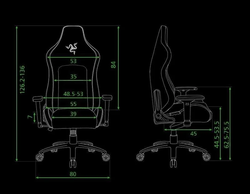 Игровое кресло Razer Iskur Black — фото 5