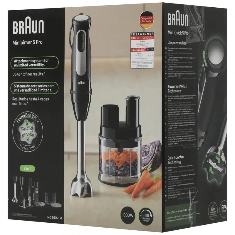 Блендер BRAUN MQ55755MBK — фото 1
