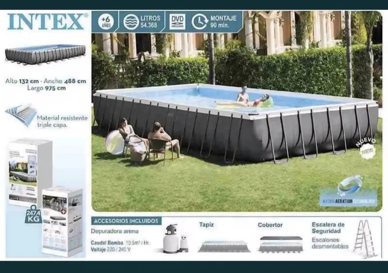 Каркасний бассен Intex 732x366x132 2 Каркасний бассен Intex 732x366x132 2