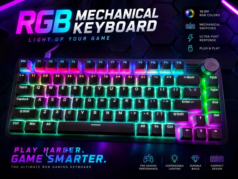 AULA F3060 RGB Mechanical Keyboard — Gaming uchun zo‘r tanlov! 1 AULA F3060 RGB Mechanical Keyboard — Gaming uchun zo‘r tanlov! 1
