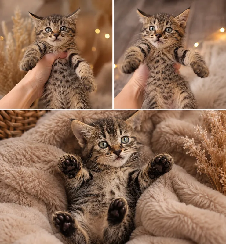 Котёнок девочка милая и ласковая