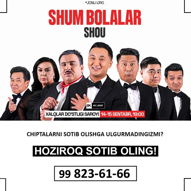 SHUM BOLALAR SHOU 1 SHUM BOLALAR SHOU 1
