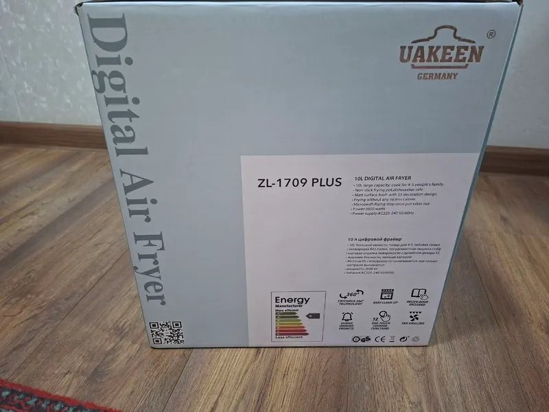 Аэрогриль Uakeen ZL-1709 — 10 в 1 | 10 л | 3000 Вт 4 Аэрогриль Uakeen ZL-1709 — 10 в 1 | 10 л | 3000 Вт 4