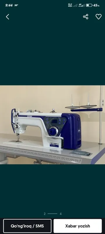 ZOYER Tikuv mashinasi sotiladi 1 ZOYER Tikuv mashinasi sotiladi 1