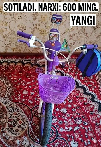 Qiz bolalar velosipedi sotiladi.(Yangi)