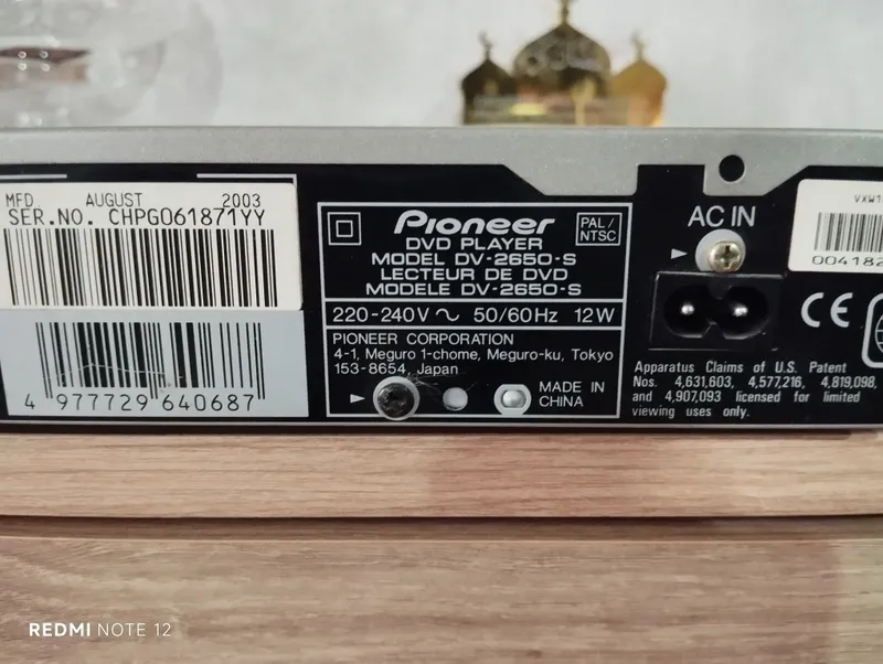 двд DvD player Pioneer оригинал — фото 5
