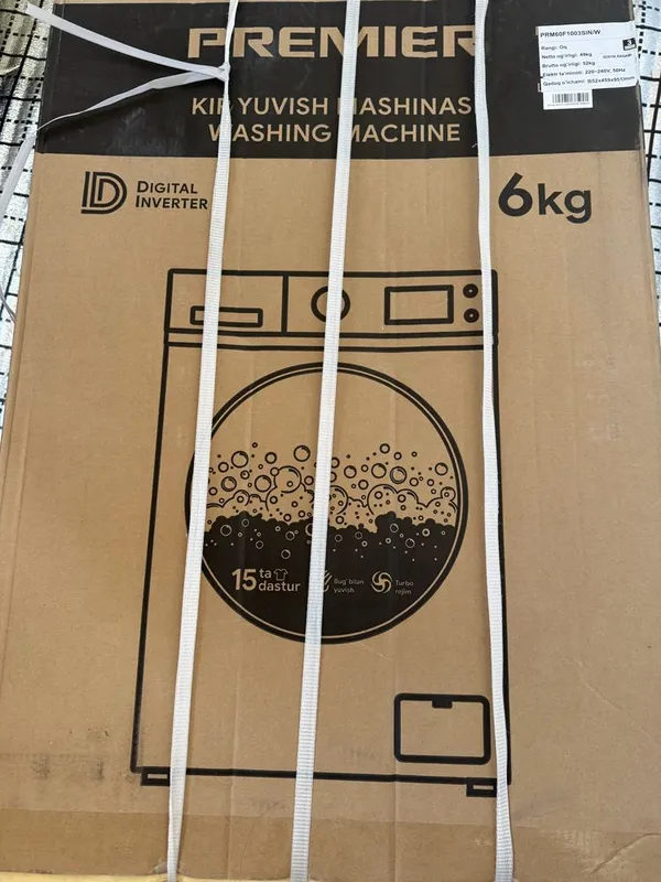 Premier PRM60F1003SIN-G kir mashina avtomat 6 kg 1 Premier PRM60F1003SIN-G kir mashina avtomat 6 kg 1