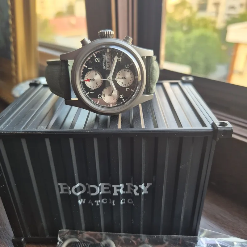 Boderry 38,5mm titanium — фото 1