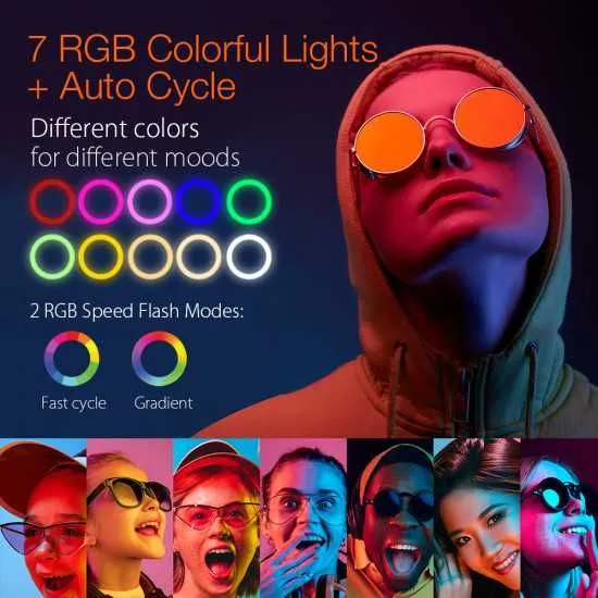 Rgb Кольцевая лампа 45см/ Mj45, Штатив, Original, ест Доставка — фото 4