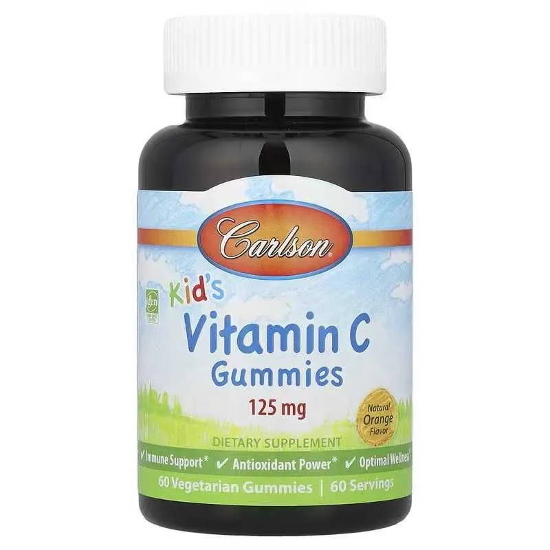 Carlson Kid's Vitamin C, 125 мг, витамин С — фото 1