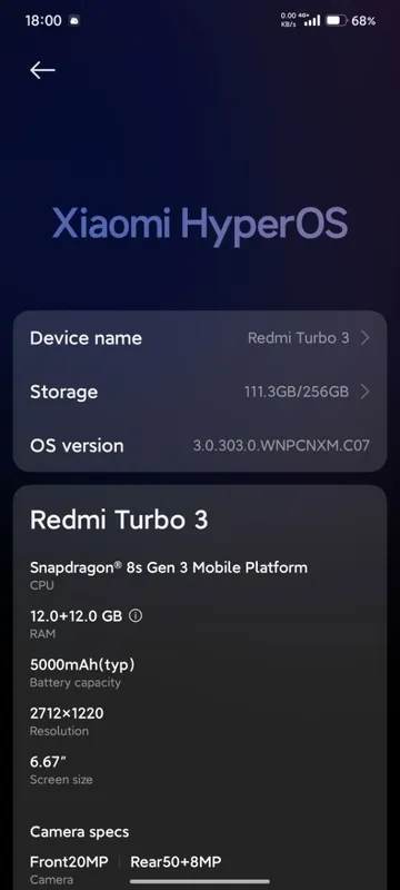 REDMI TURBO 3 — фото 4