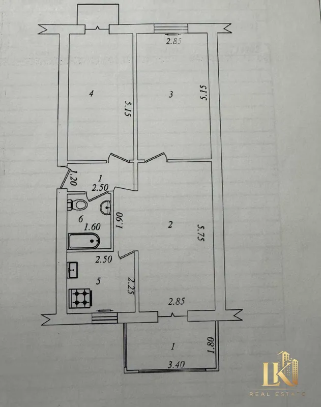 Продаётся квартира с ремонтом в Мирзо-Улугбекском районе